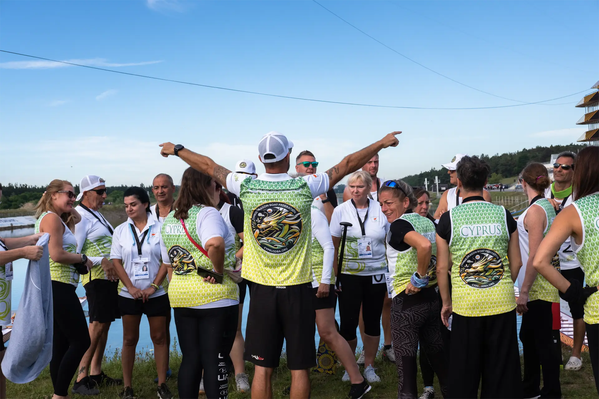 dragon boat cyprus national team group picture