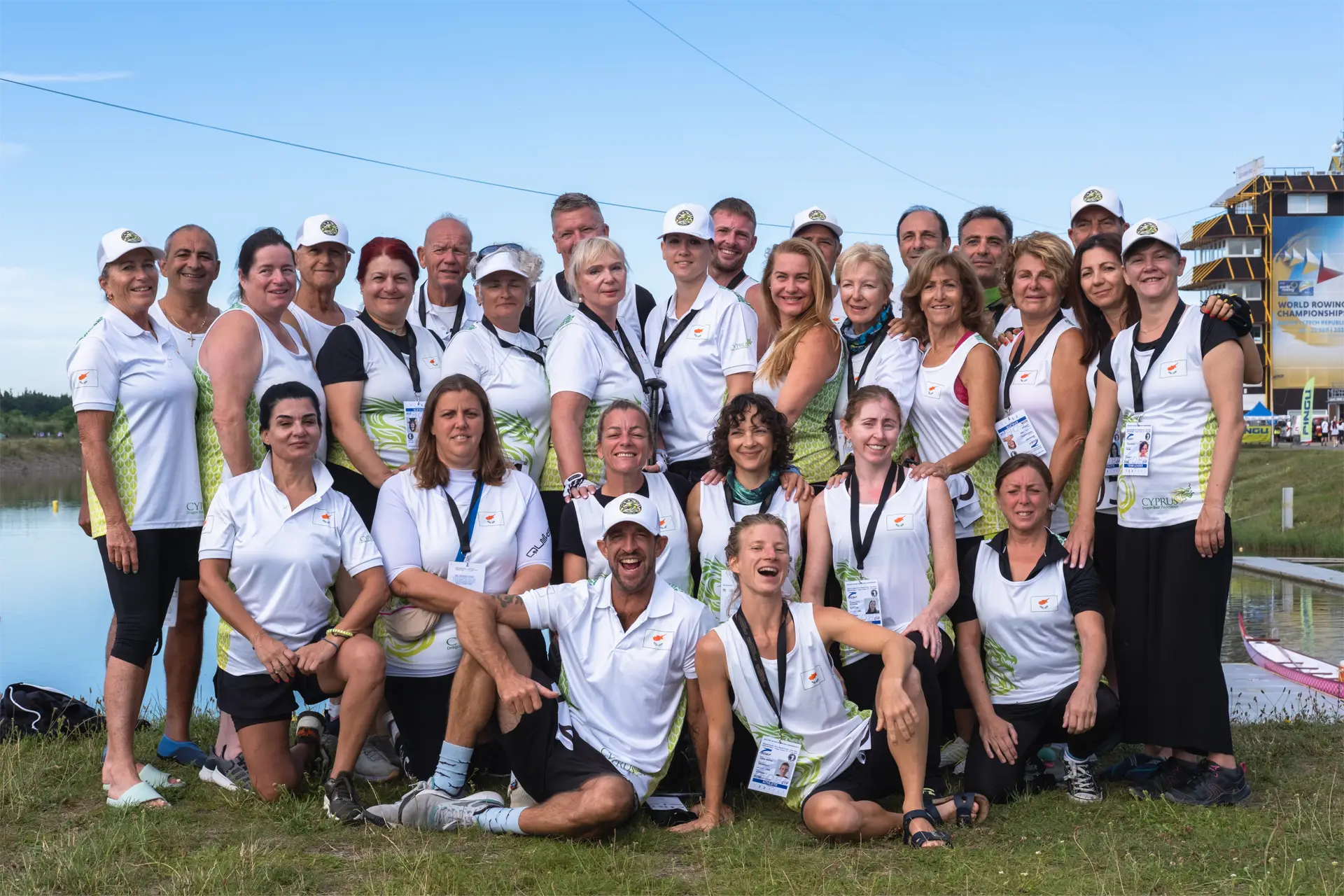 dragon boat cyprus national team group picture