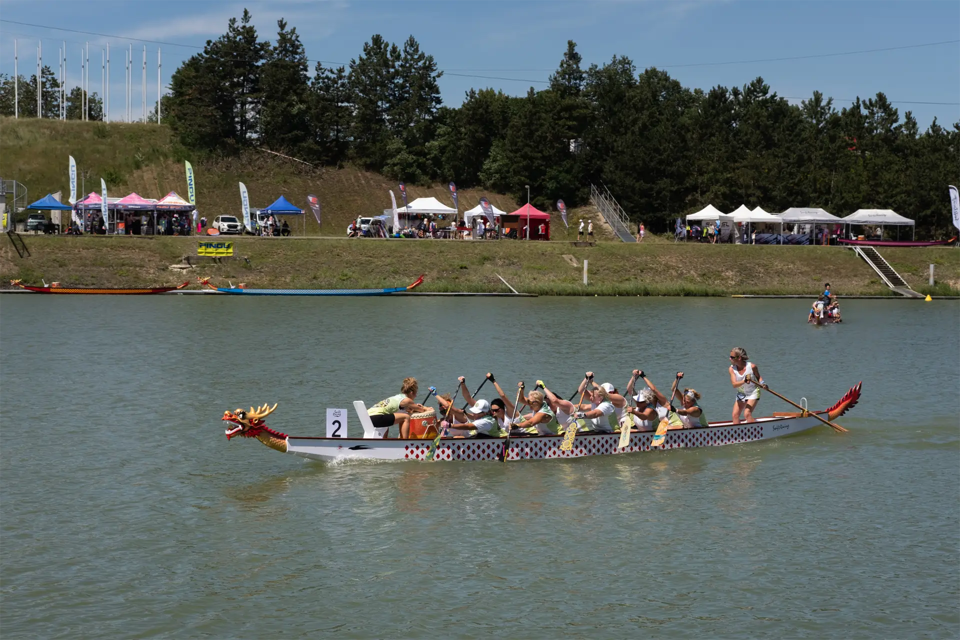 dragon boat cyprus national team paddling