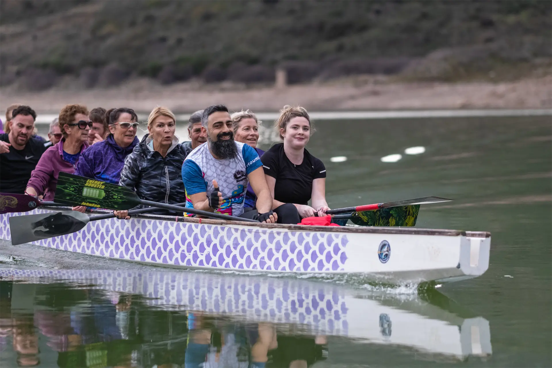 dragon boat cyprus sharks team