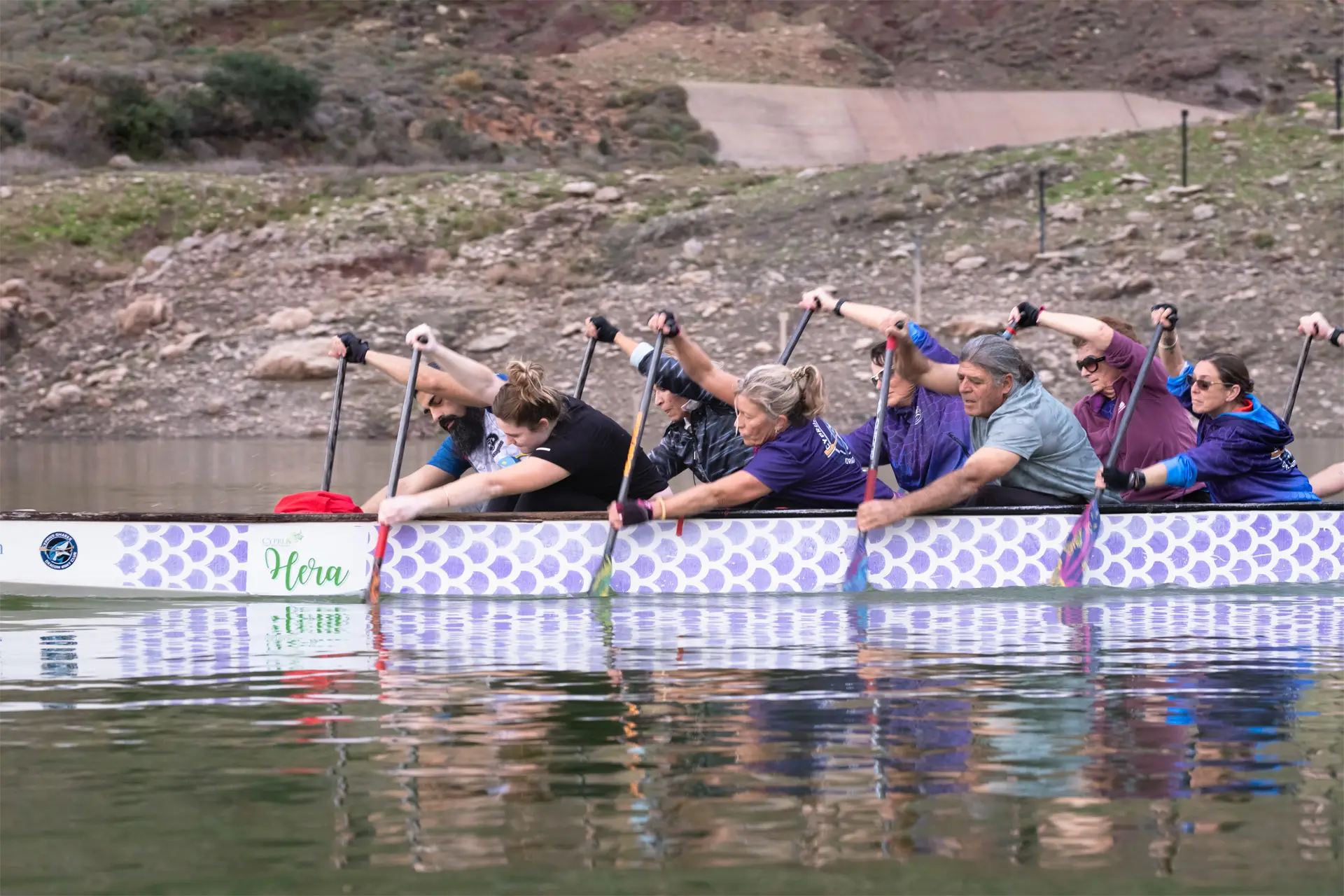 dragon boat cyprus sharks first 4 benches start