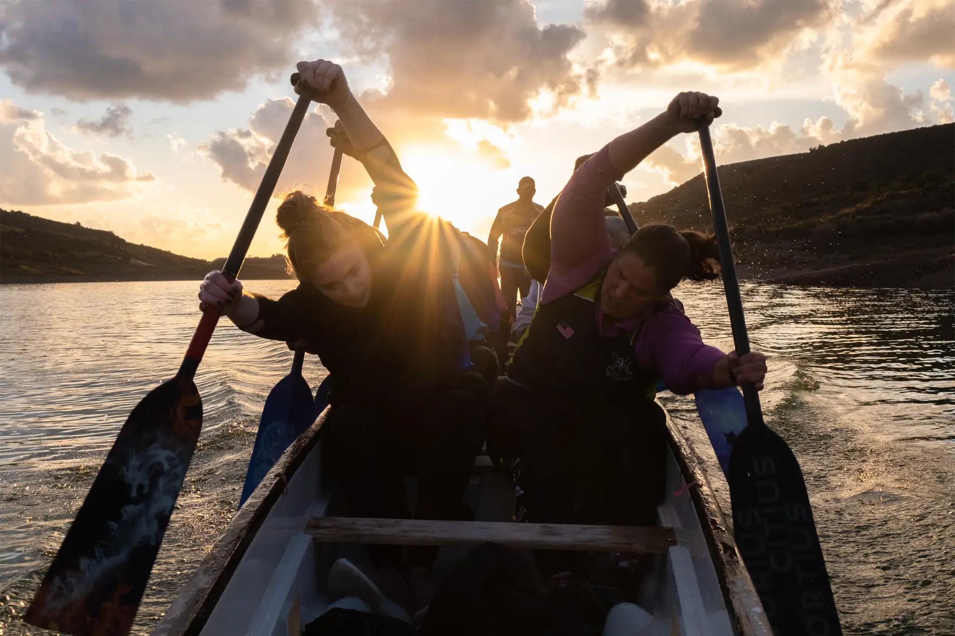 dragon boat cyprus sharks women front bench