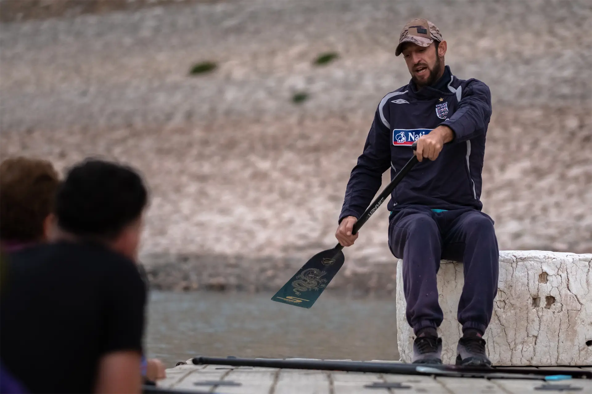 dragon boat cyprus sharks coach simeon hill